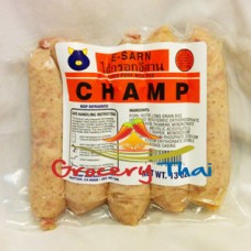 Cured Pork w Rice (E Sarn Sausage), Champ