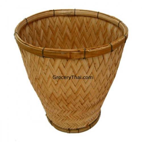 Sticky Rice Steaming Bamboo Basket, U; Thai ingredients, groceries