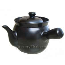 Black Herb Tea Pot